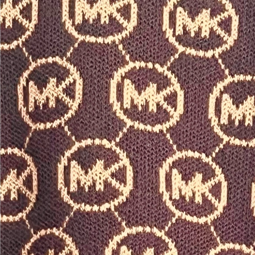 MICHAEL KORS chocolate and tan sweater, size Small. New, never been worn. - Picture 3 of 5